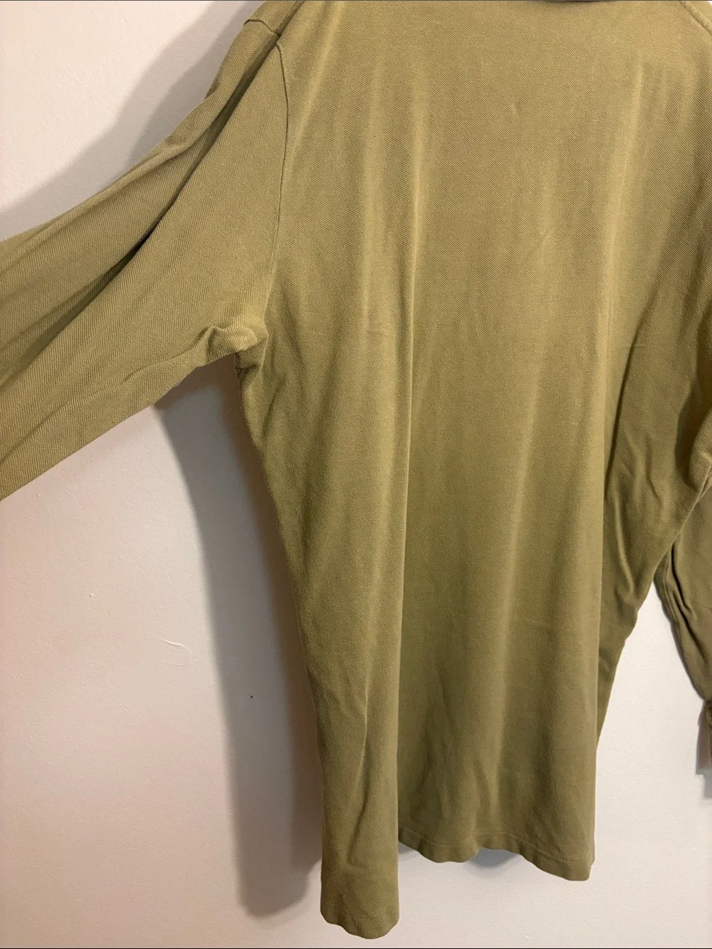 Polo by Ralph Lauren Olive Green Polo with Maroon Pony
